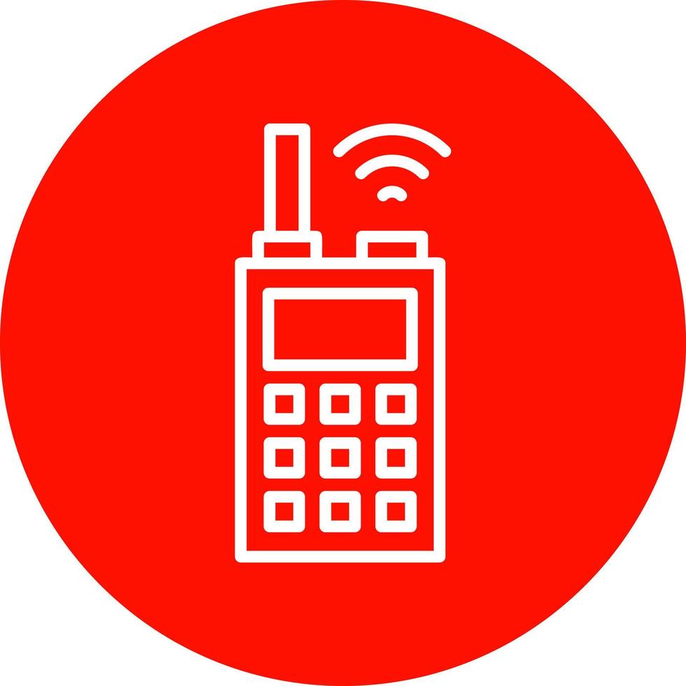 Walkie Talkie Vector Icon Design