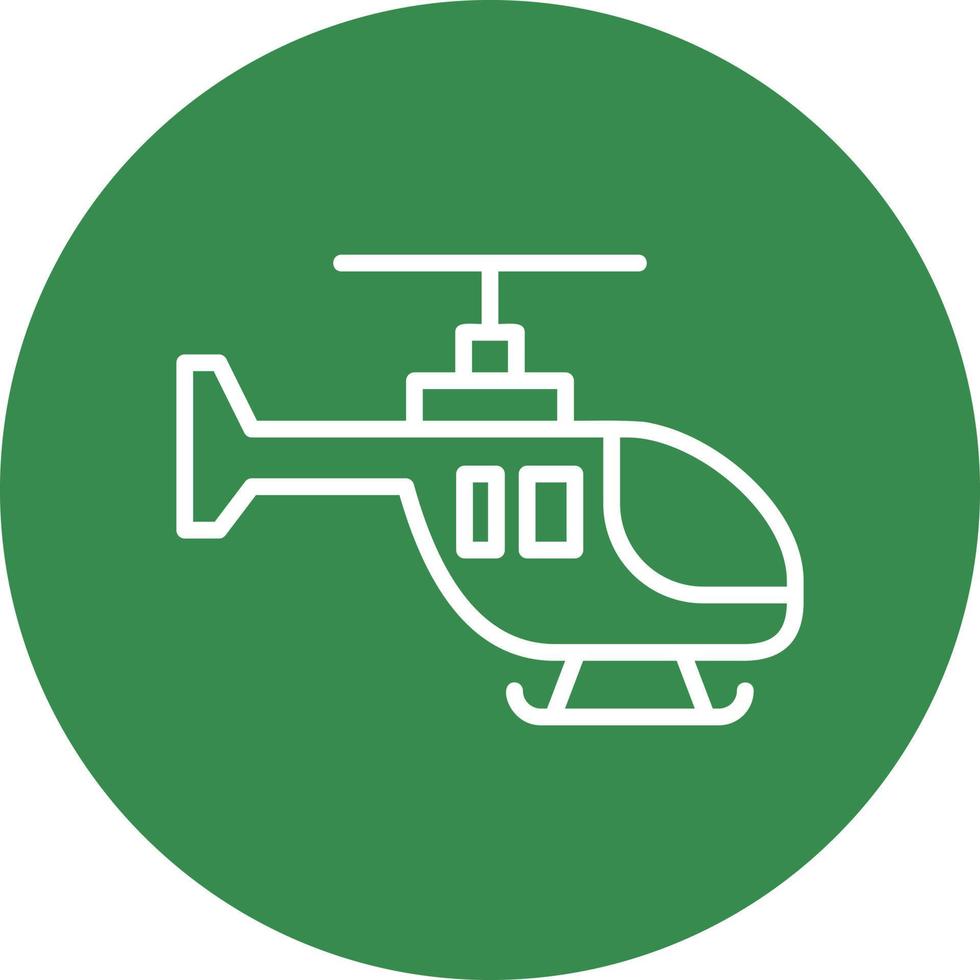 Helicopter Vector Icon Design