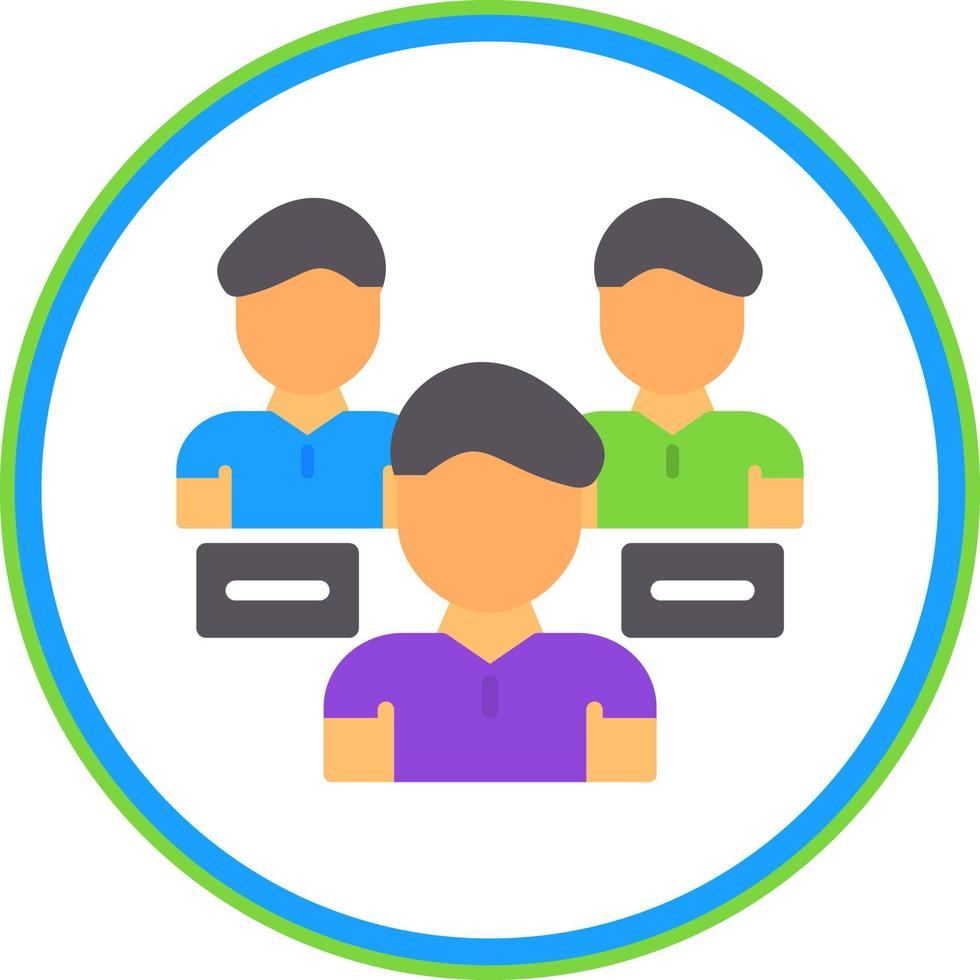 Audience Vector Icon Design