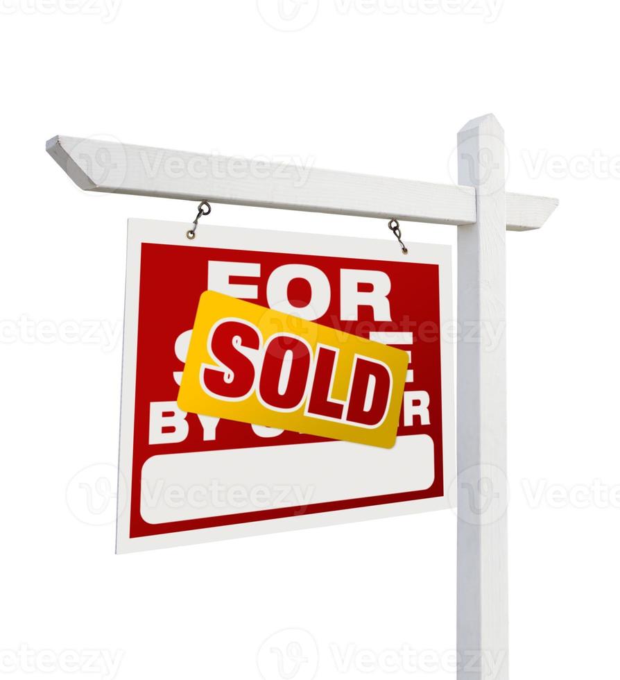 cartel de venta de casa - vendido foto