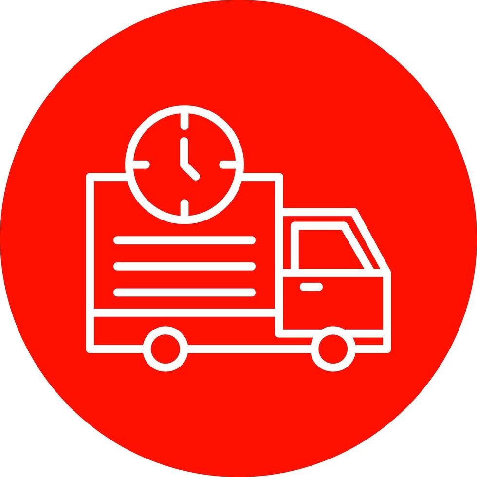 Delivery Time Vector Icon Design