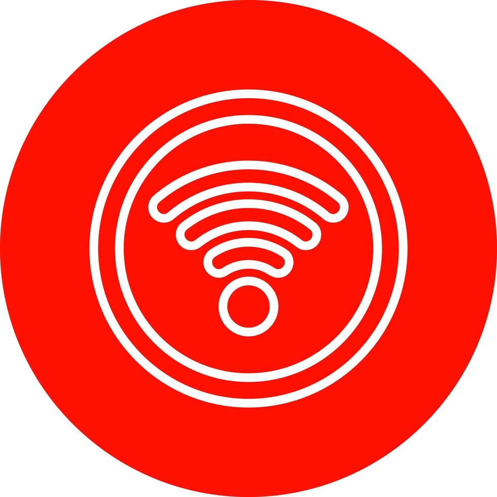 Wifi Signal Vector Icon Design