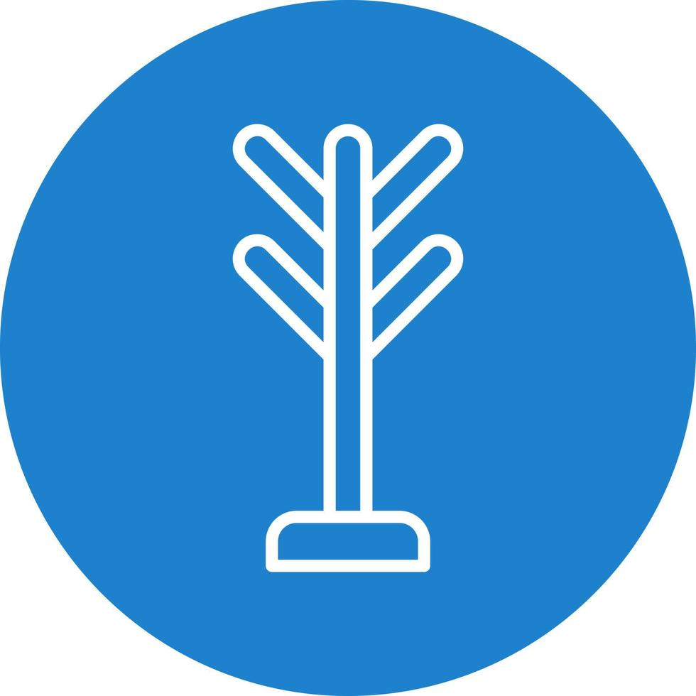 Coat Rack Vector Icon Design