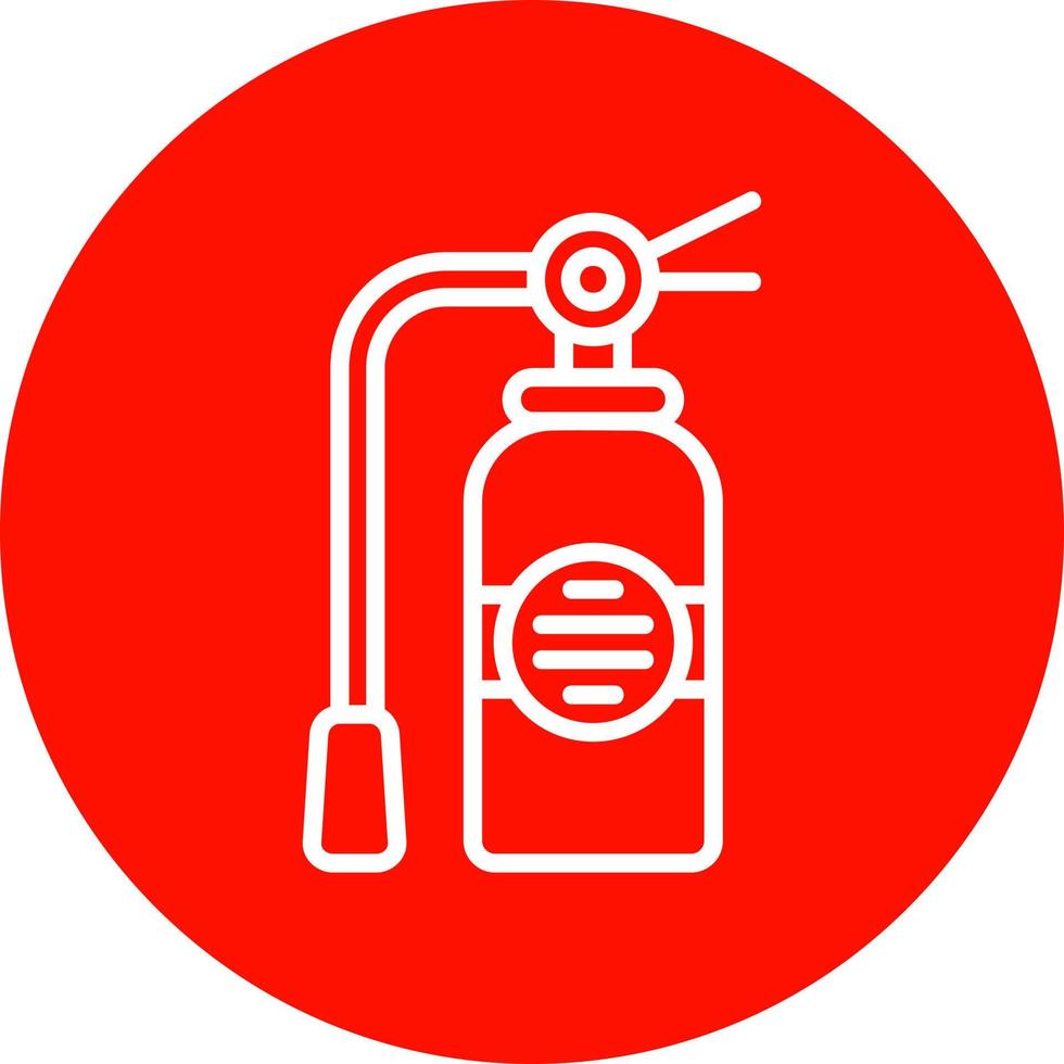 Fire Extinguisher Vector Icon Design