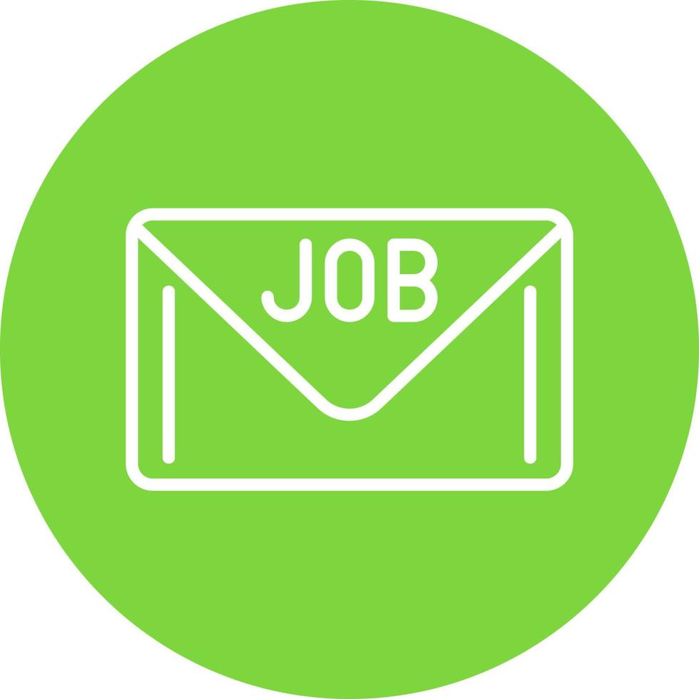 Job Latter Vector Icon Design