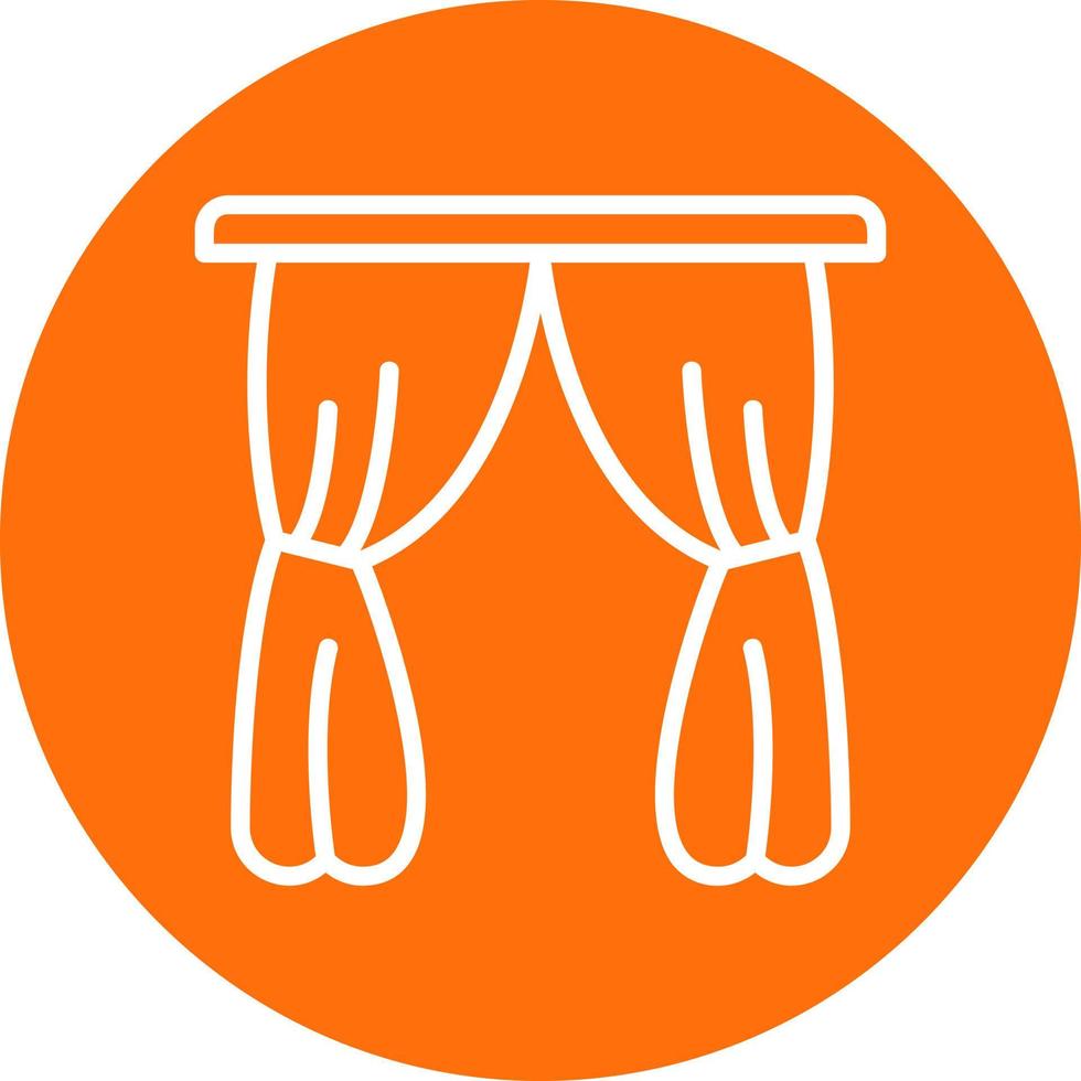 Curtain Vector Icon Design