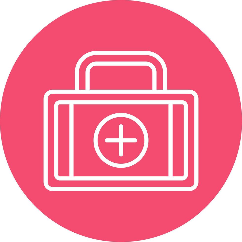 First Aid Kit Vector Icon Design