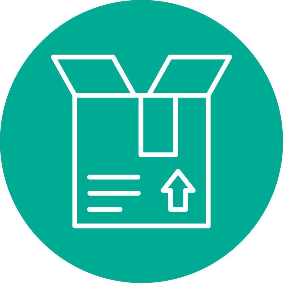 Open Box Vector Icon Design