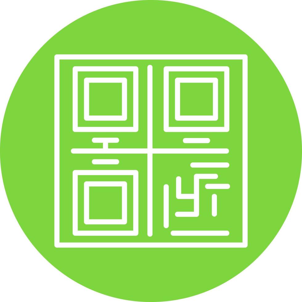 Qr Code Vector Icon Design