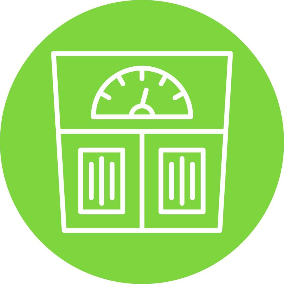 Weight Scale Vector Icon Design