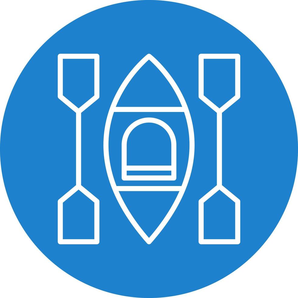 Kayak Vector Icon Design