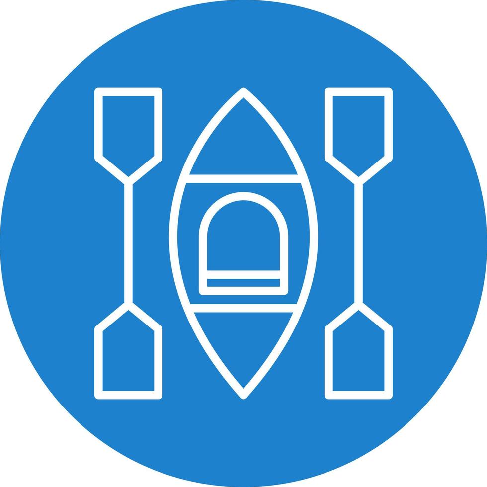 Kayak Vector Icon Design