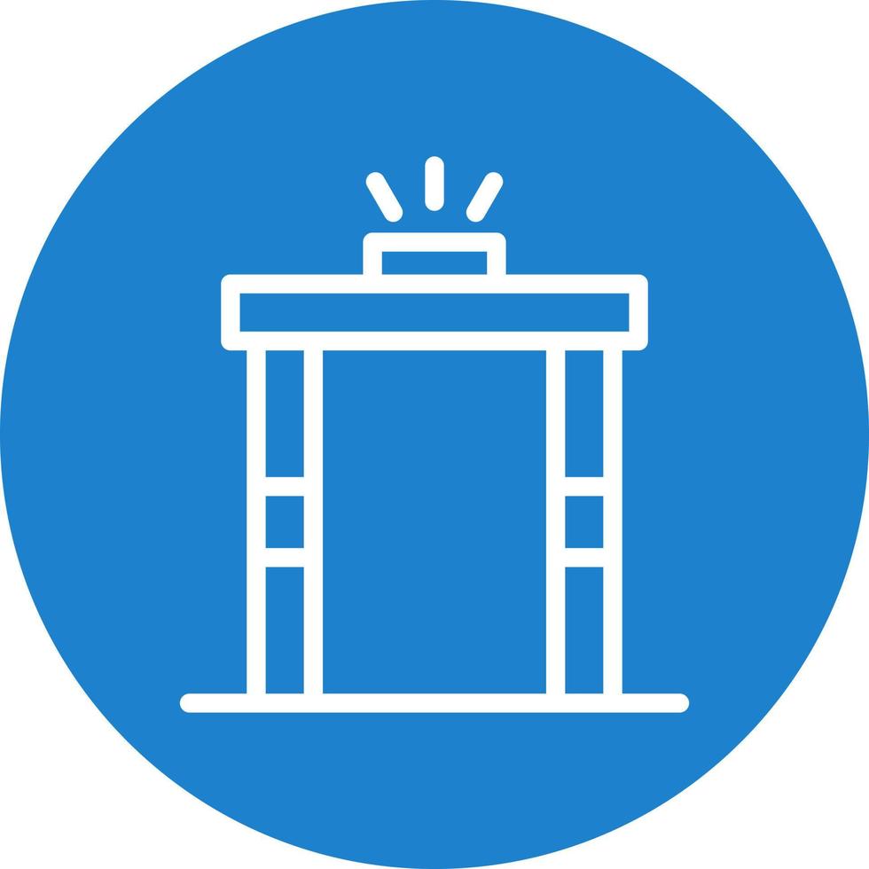Metal Detector Vector Icon Design