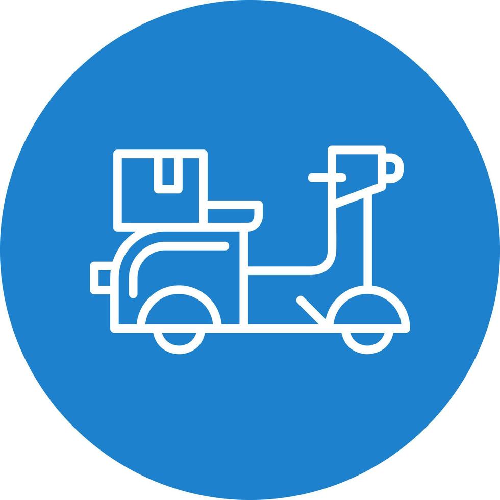 diseño de icono de vector de bicicleta de entrega