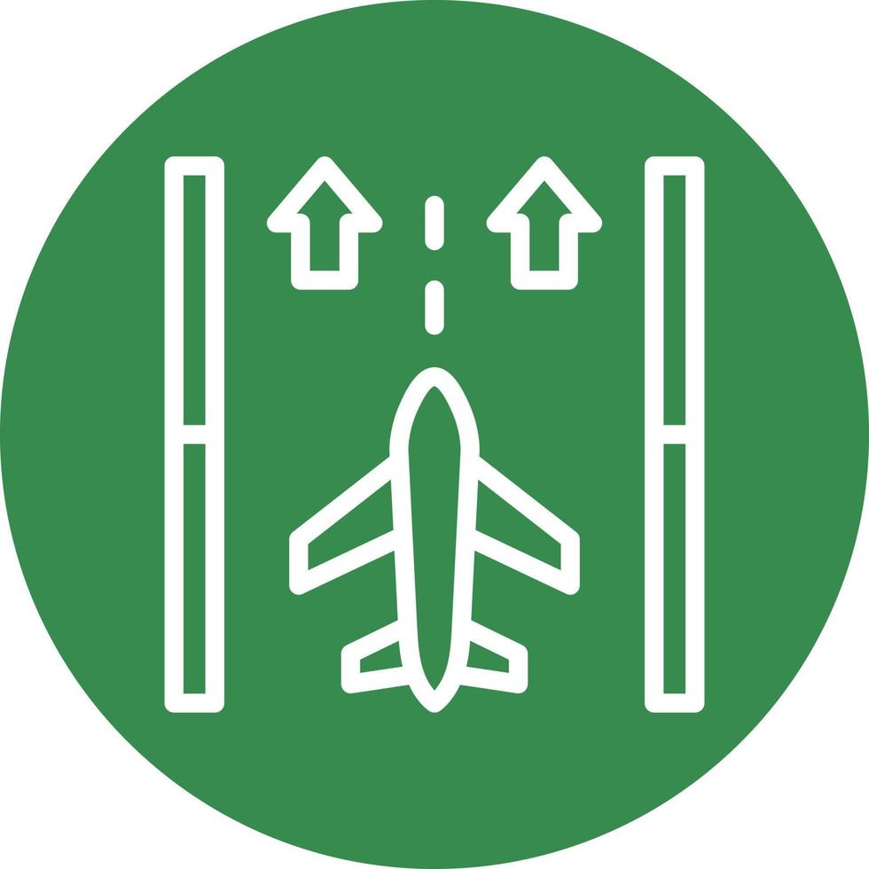Runway Vector Icon Design
