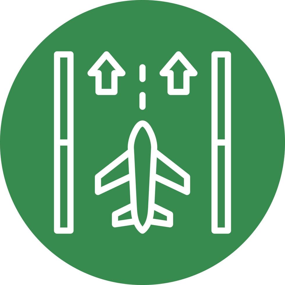 Runway Vector Icon Design