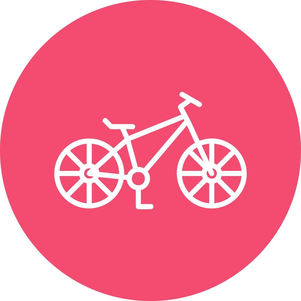 diseño de icono de vector de bicicleta de montaña