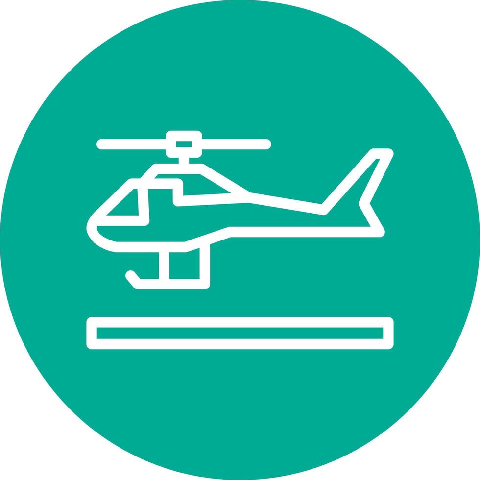 diseño de icono de vector de helicóptero