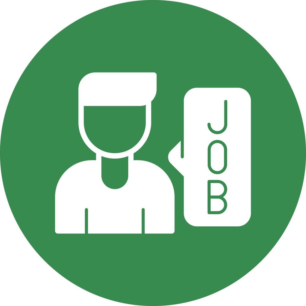 Job Vector Icon Design