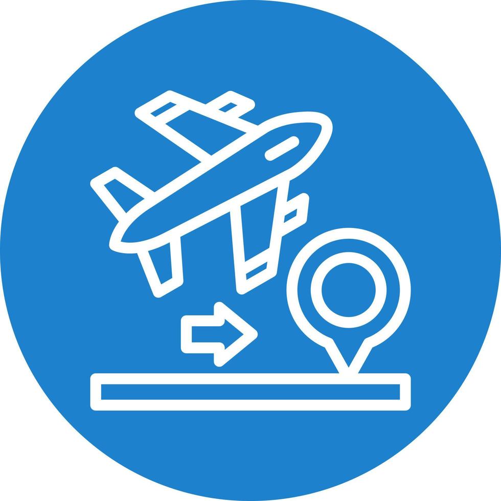 Domestic FLights Vector Icon Design