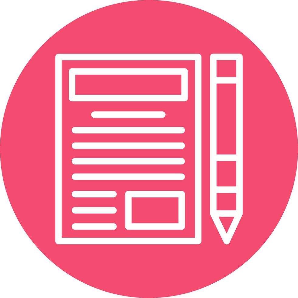 Blogger Vector Icon Design