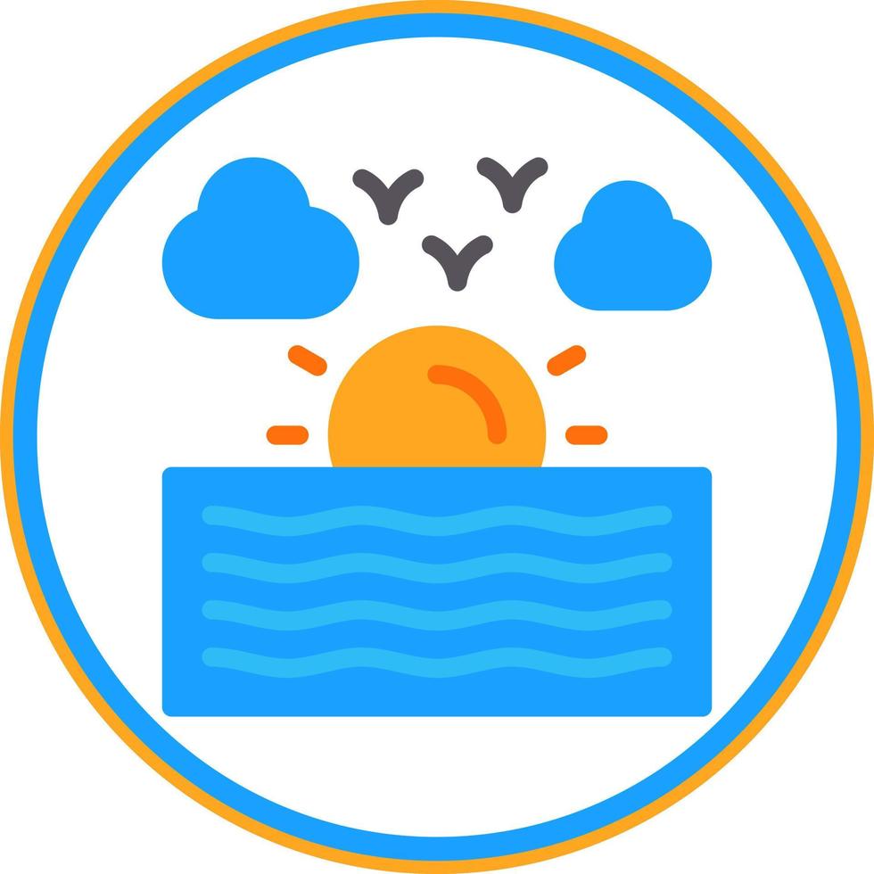 River Vector Icon Design