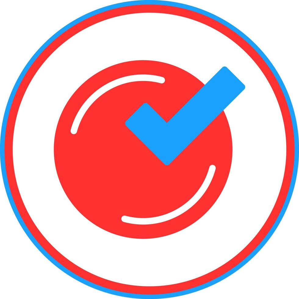 Checked Vector Icon Design