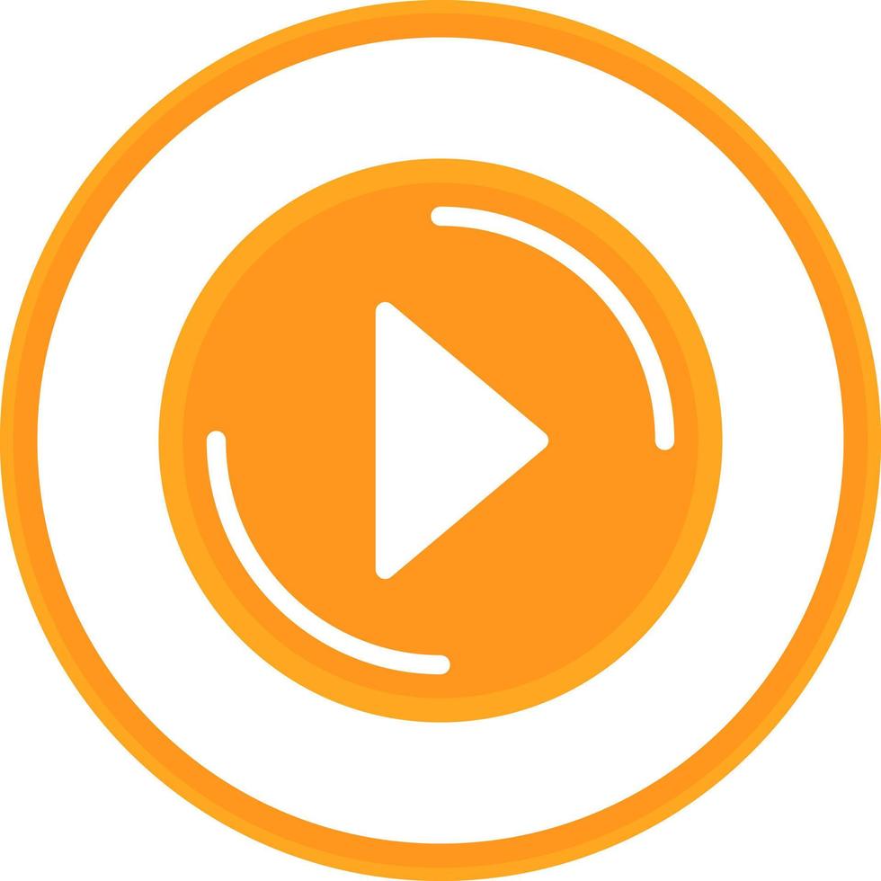 Play button Vector Icon Design