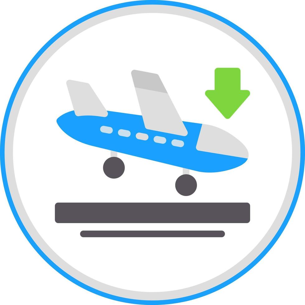 Landing Vector Icon Design