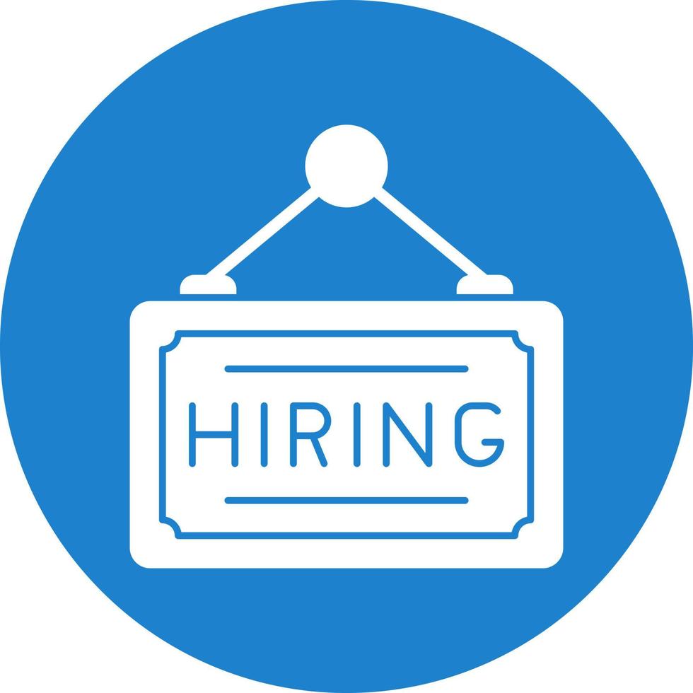 Hiring Vector Icon Design