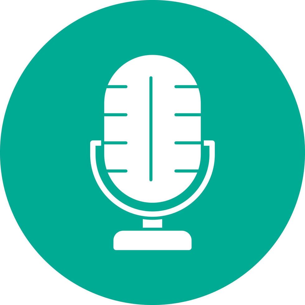 Microphone Vector Icon Design