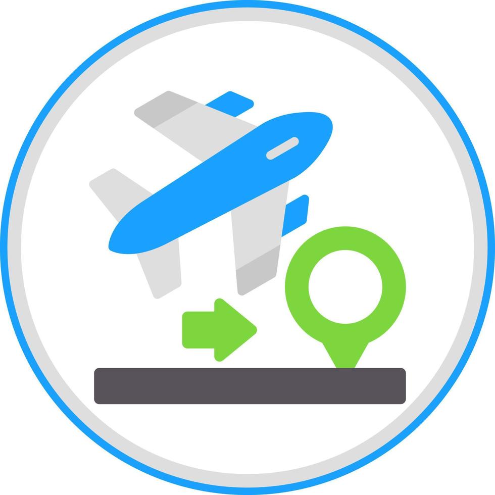 Domestic FLights Vector Icon Design