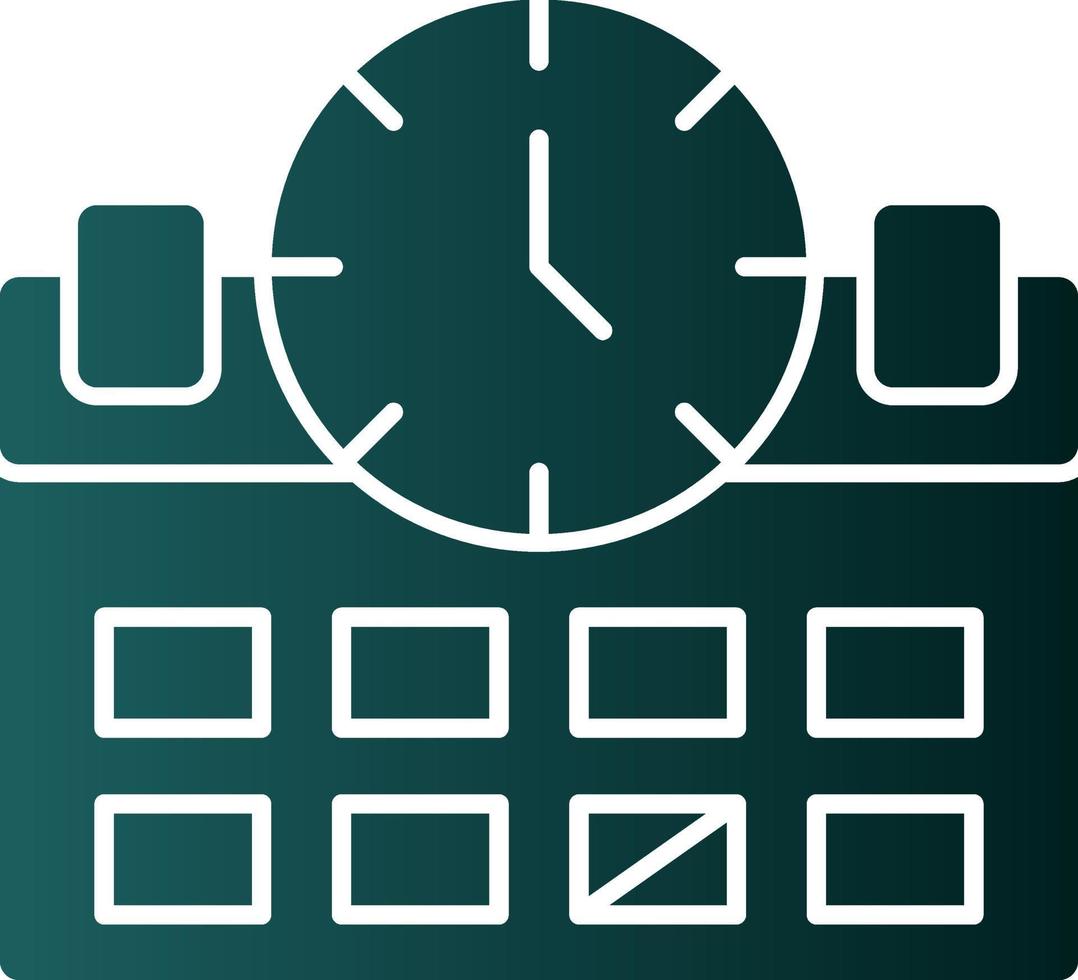 Deadline Vector Icon Design