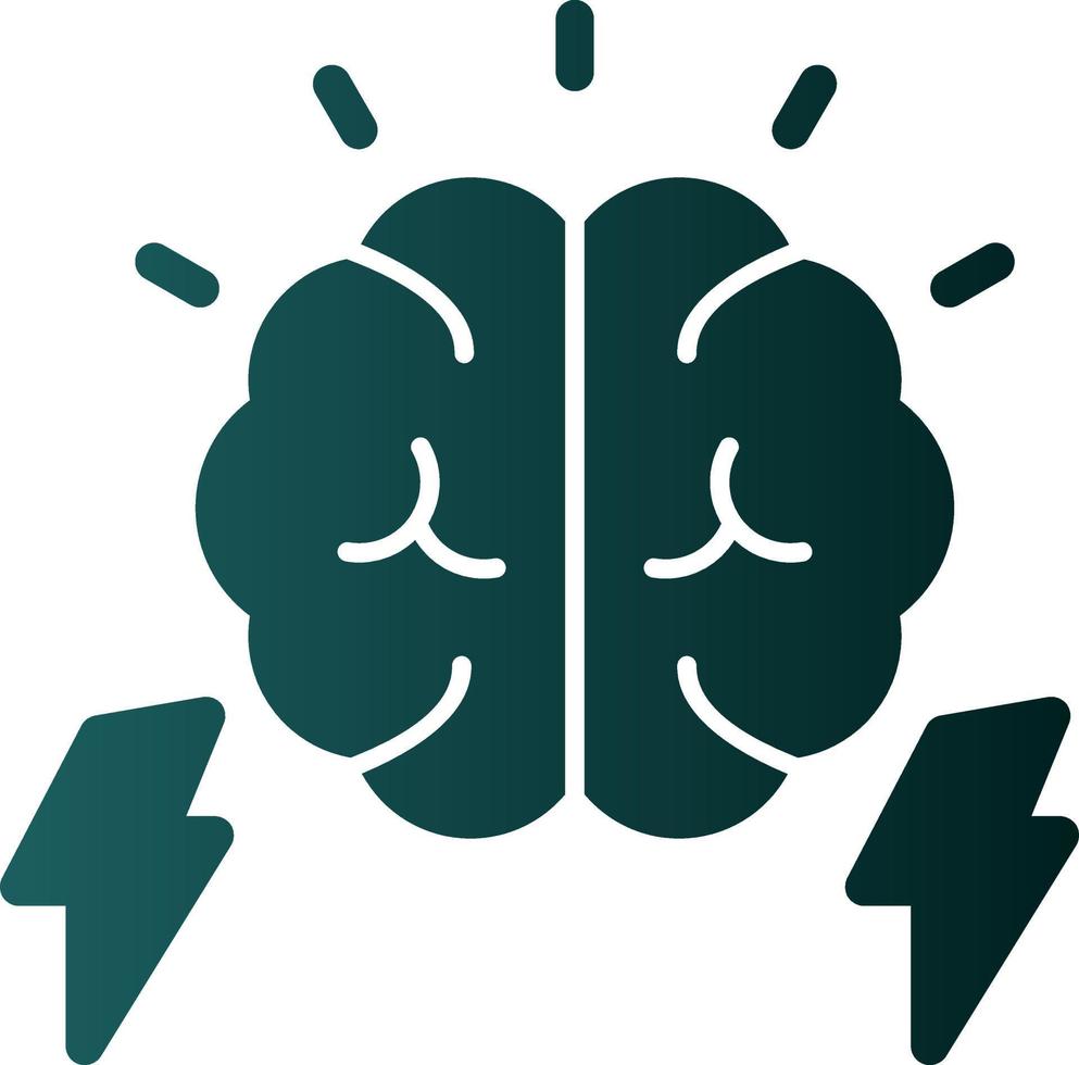 Brain Power Vector Icon Design