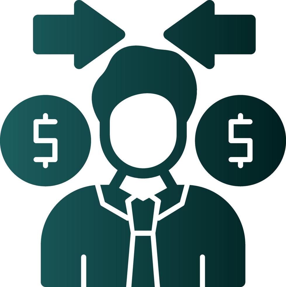 Broker Vector Icon Design