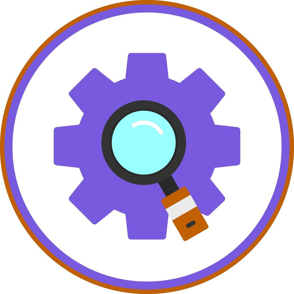 Search Engine Vector Icon Design