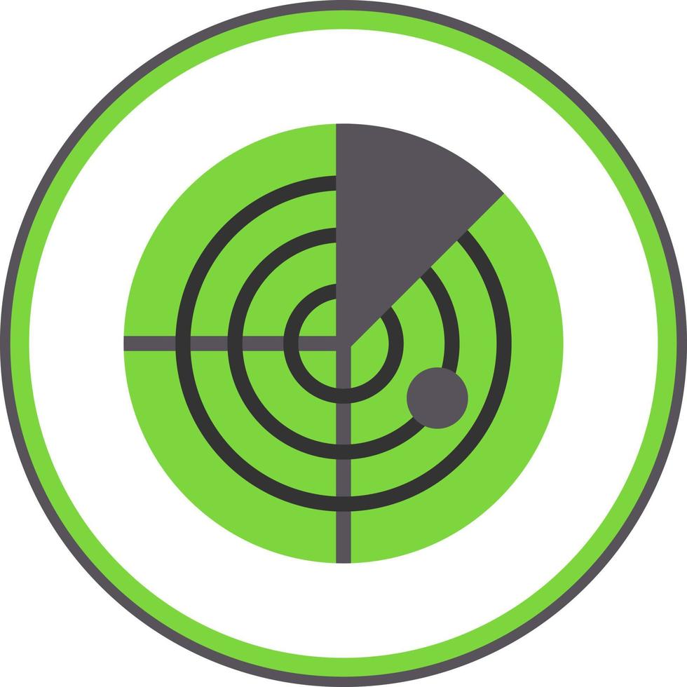 Radar Vector Icon Design