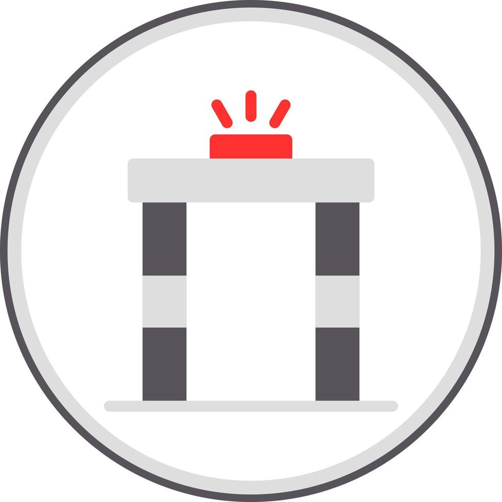 Metal Detector Vector Icon Design
