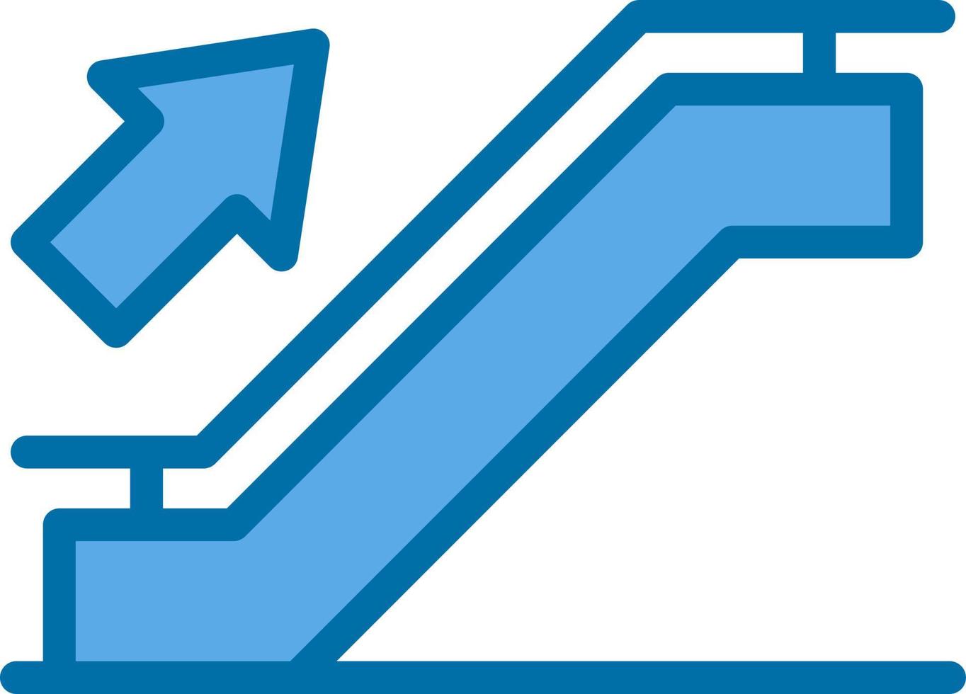 Escalator Vector Icon Design