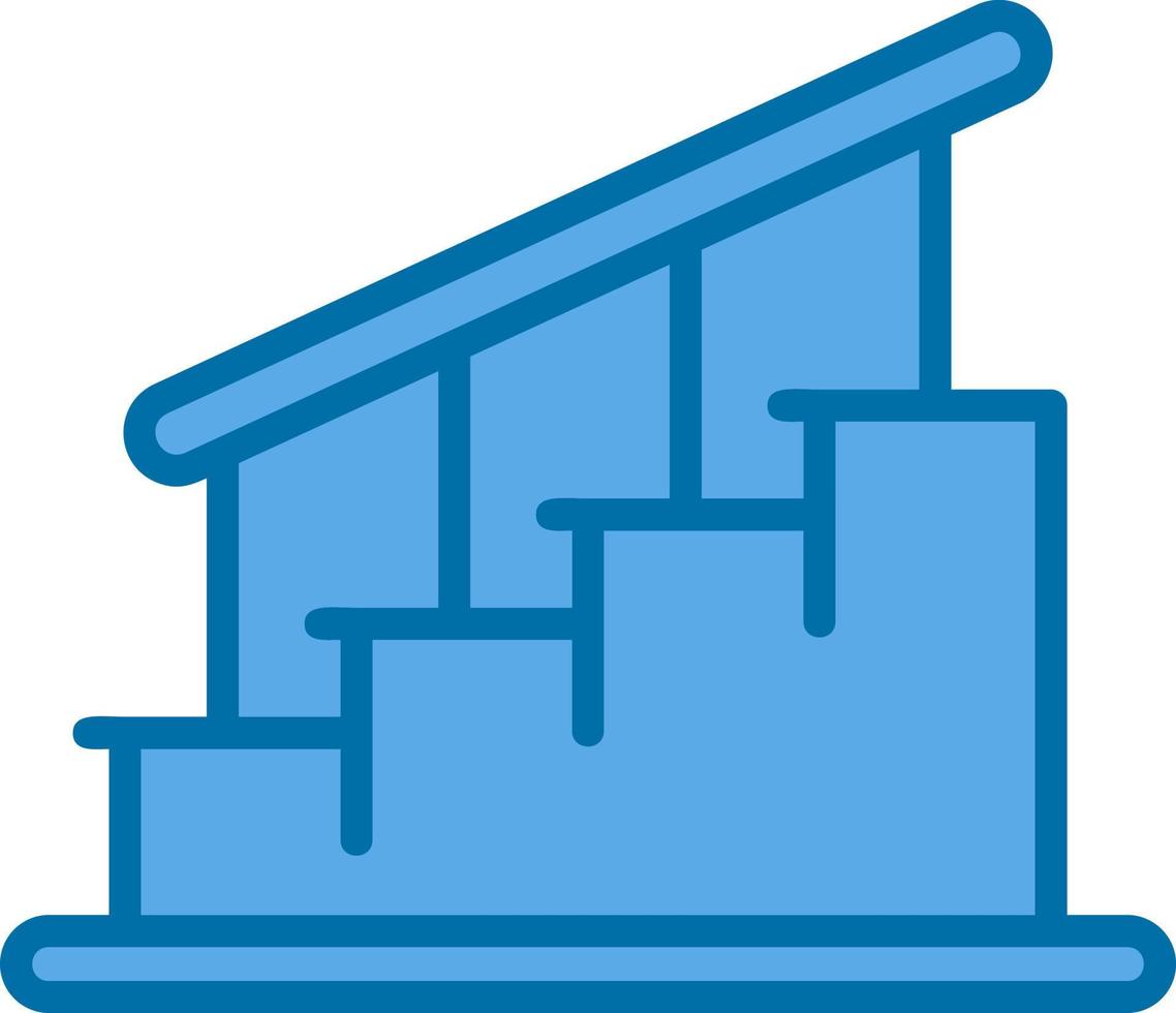 diseño de icono de vector de escaleras