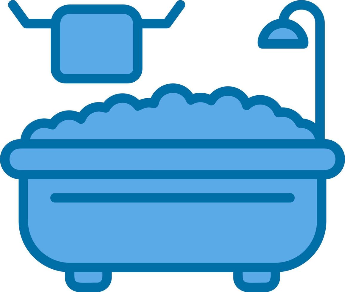 Bathtub Vector Icon Design