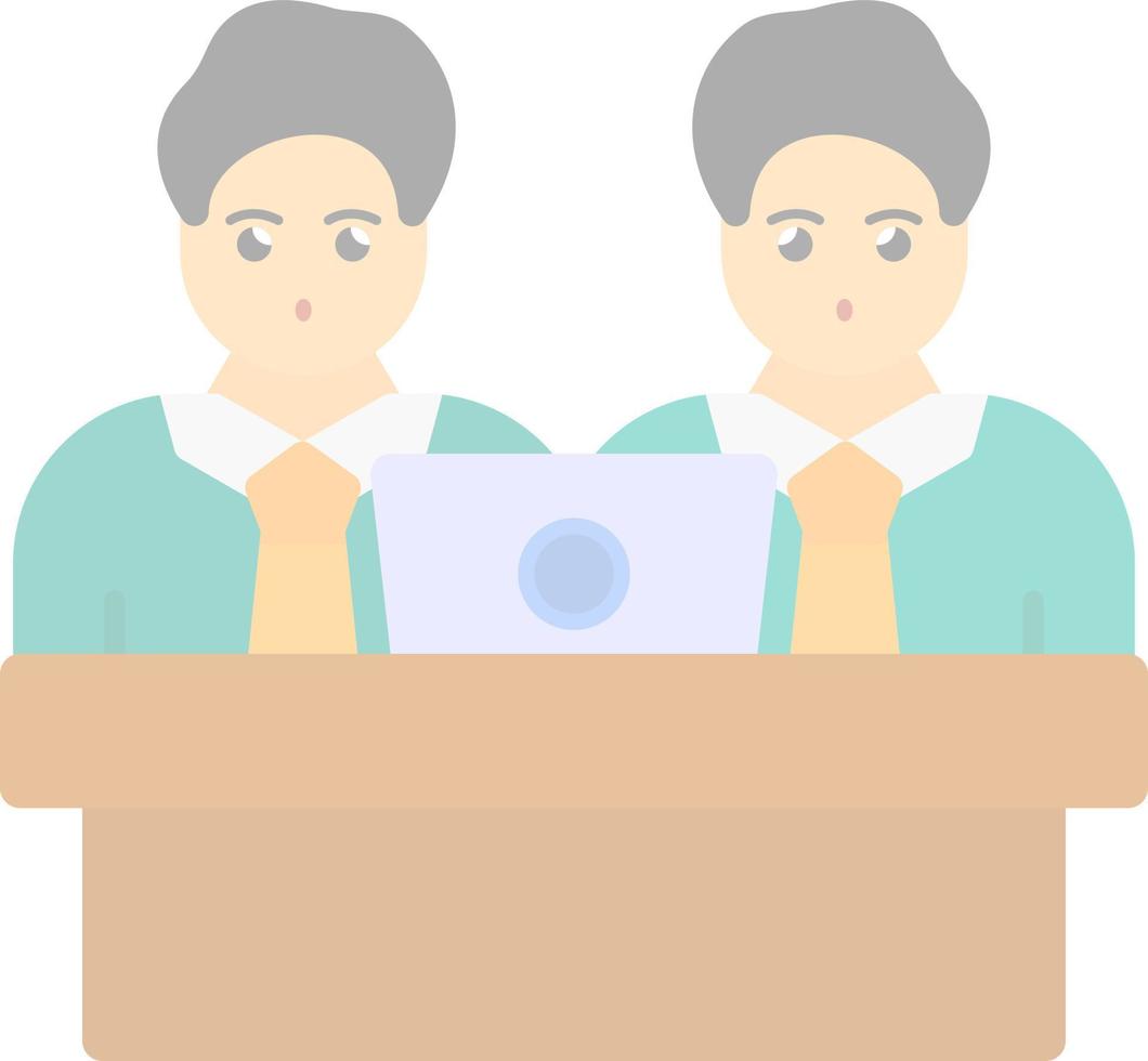 Colleagues Vector Icon Design