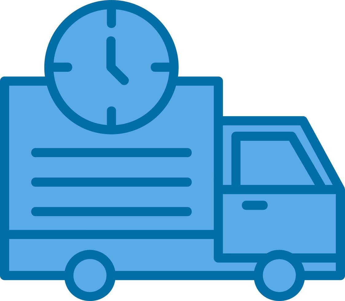 Delivery Time Vector Icon Design