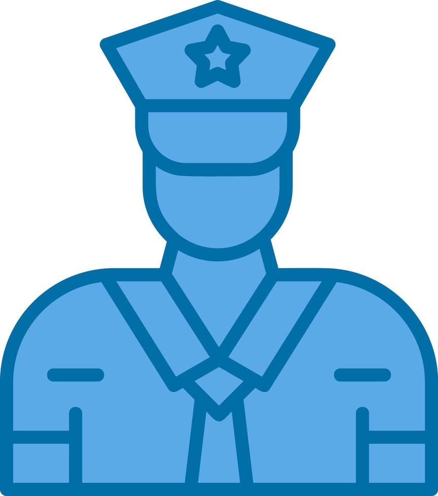 Security Guard Vector Icon Design