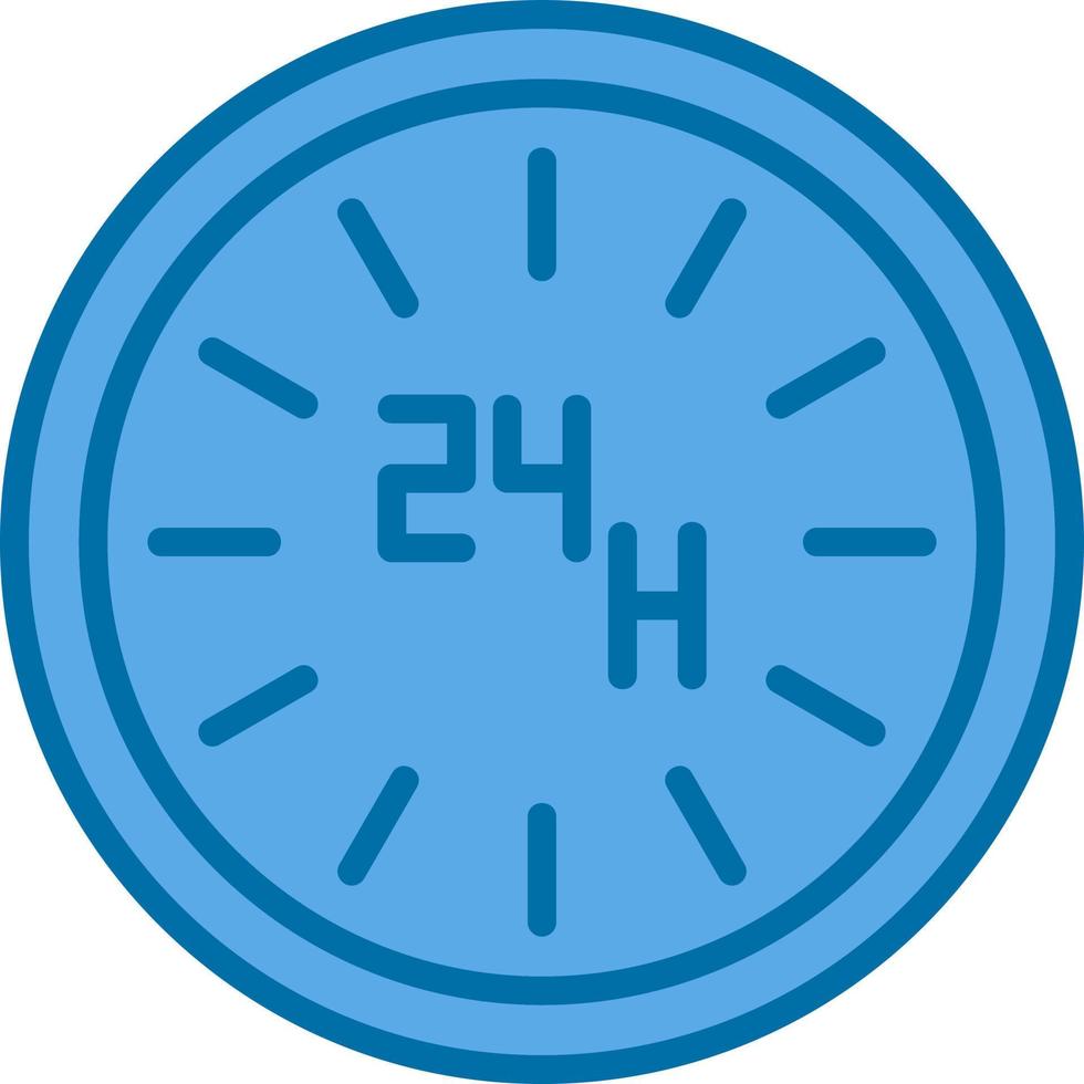 24 Hours Vector Icon Design