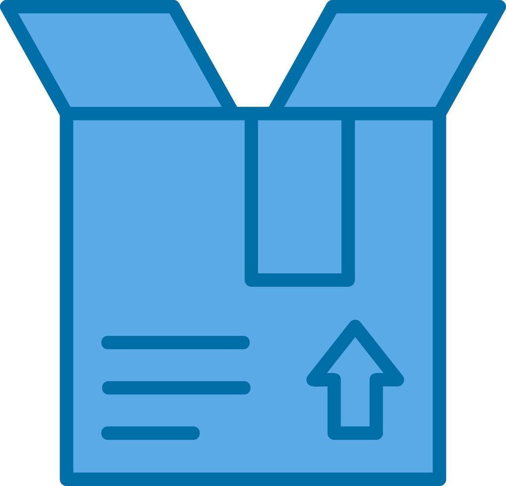 Open Box Vector Icon Design