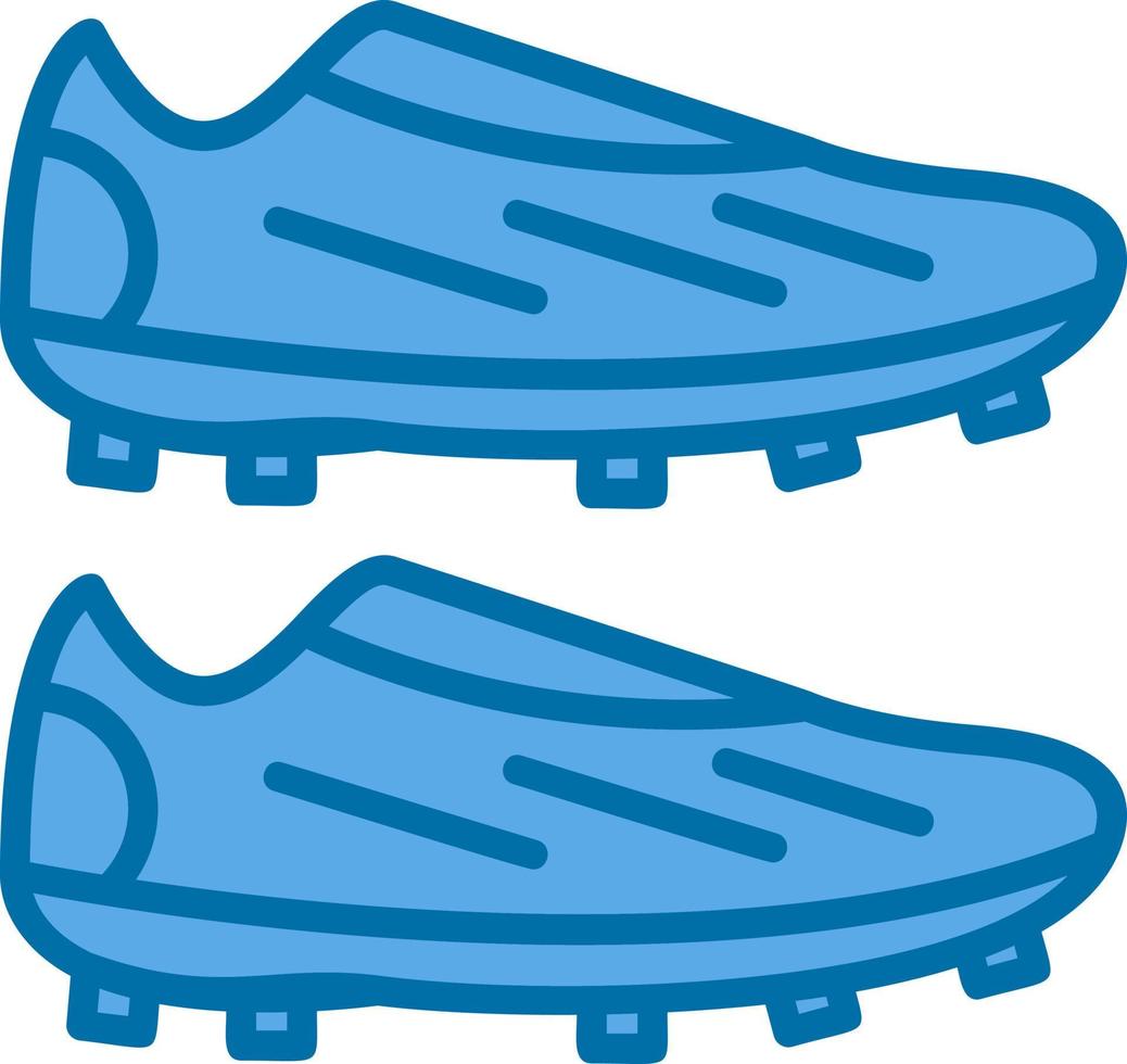 diseño de icono de vector de botas de fútbol