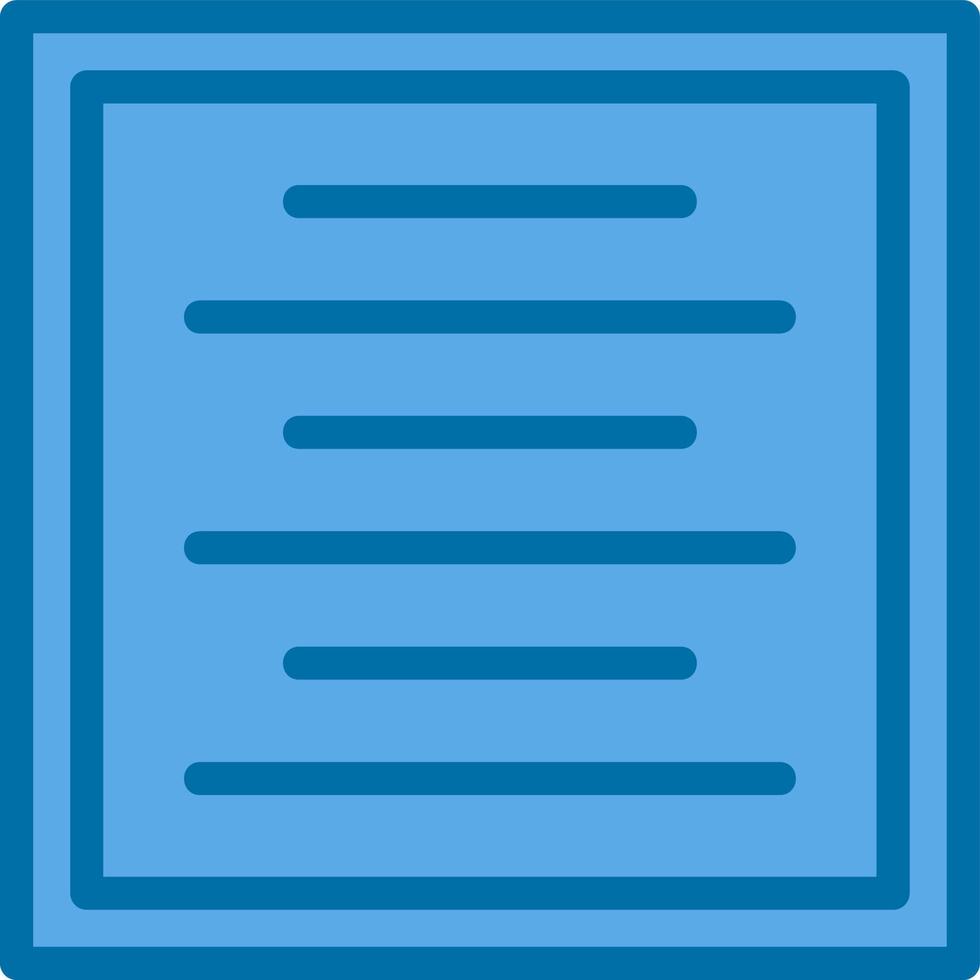 Center Alignment Vector Icon Design