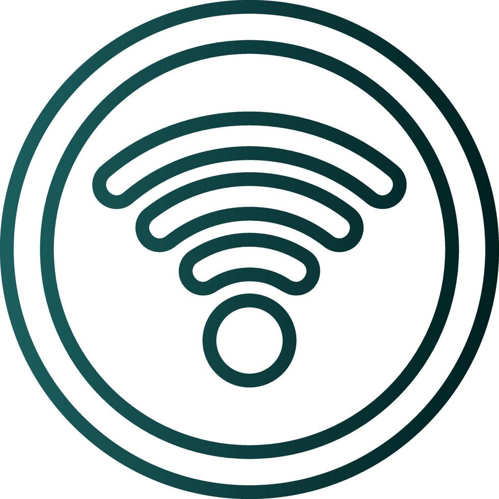Wifi Signal Vector Icon Design
