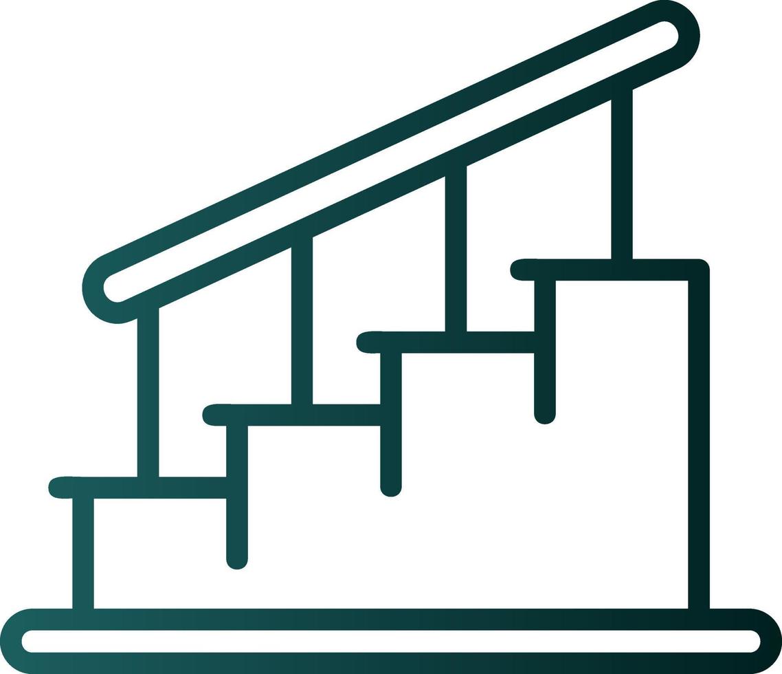 Stairs Vector Icon Design